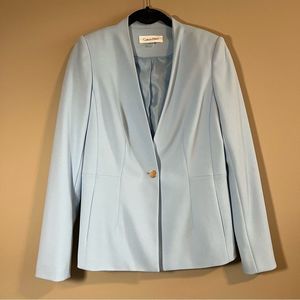 Calvin Klein Women’s Light Blue Blazer 8P